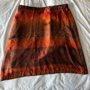 Fleurs by Elegant Additions Floral Boho Midi Skirt